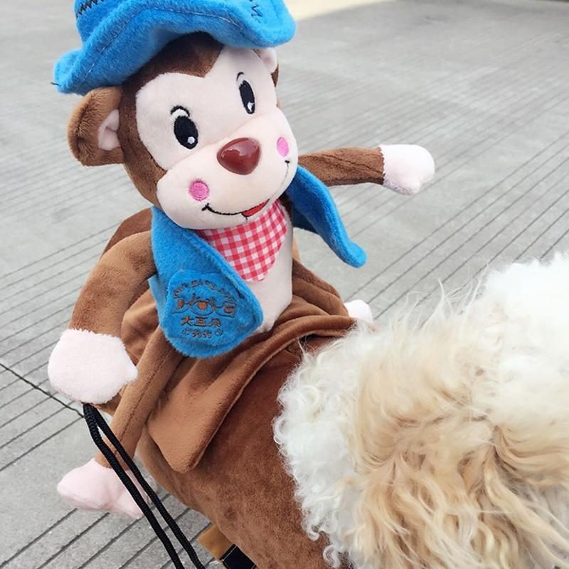 Incroyable Costume De Cavalier De Singe Pour Animaux De Compagnie