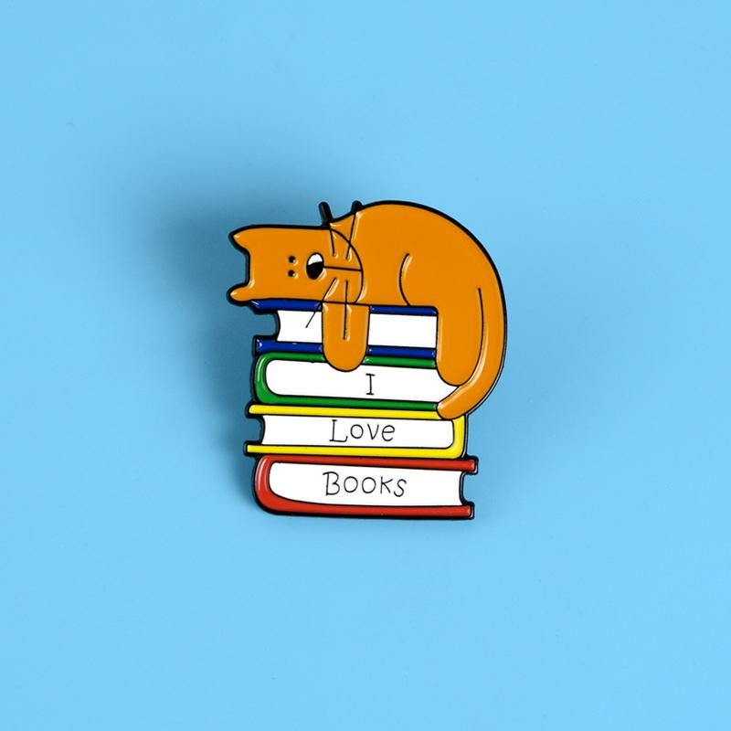 J'aime Les Livres Broche De Chat