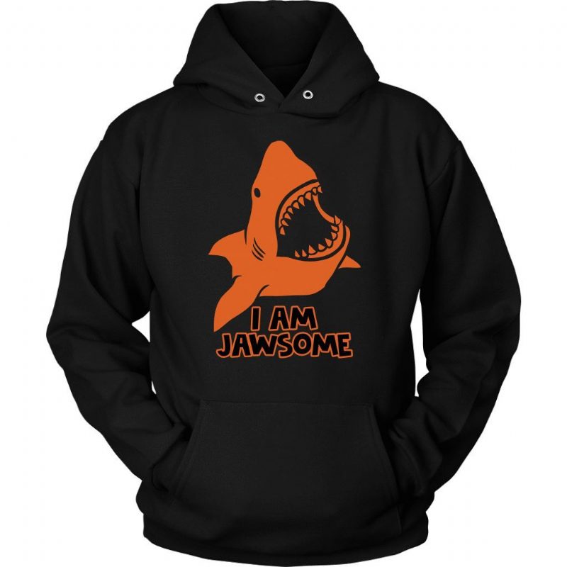 Je Suis Jawsome Shark Hoodie Design
