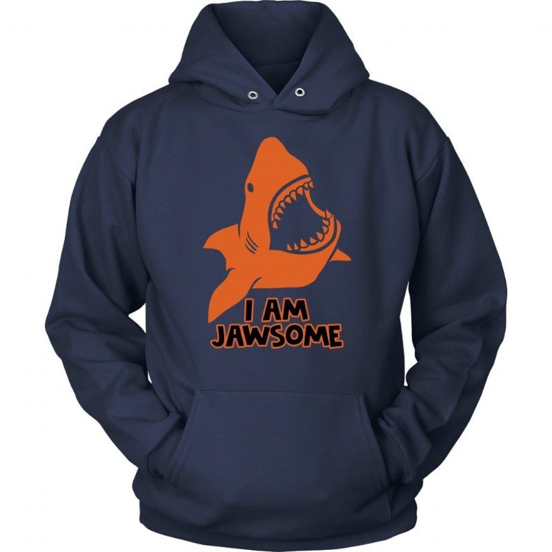 Je Suis Jawsome Shark Hoodie Design