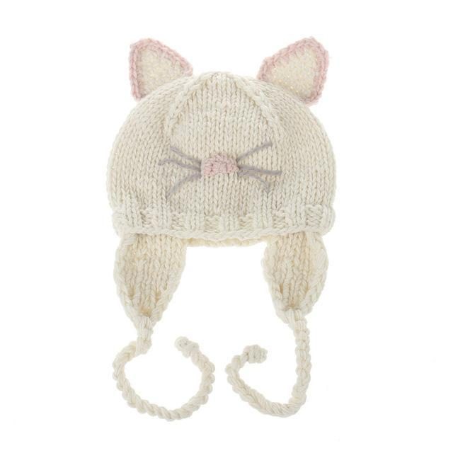 Joli Bonnet D'hiver À Oreilles De Chat