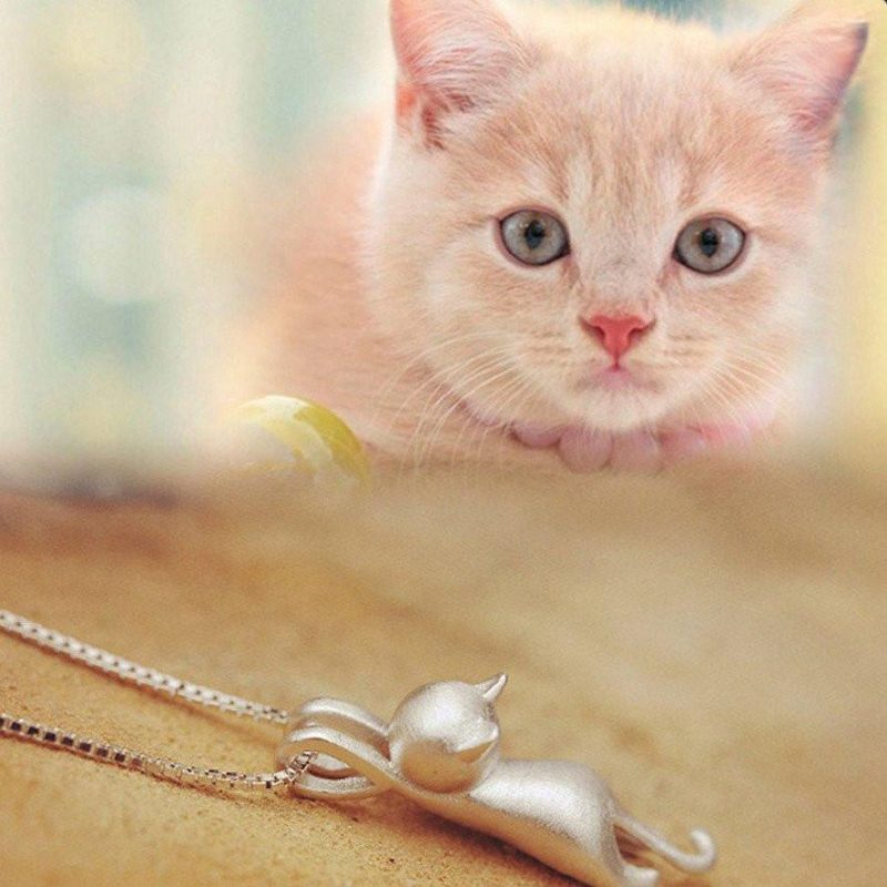 Joli Collier De Chat Pendentifs