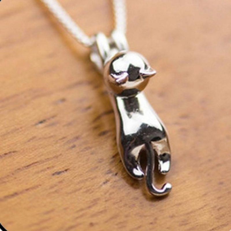 Joli Collier De Chat Pendentifs