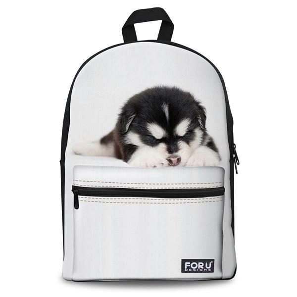 Joli Sac En Toile Imprimé Chien 3d