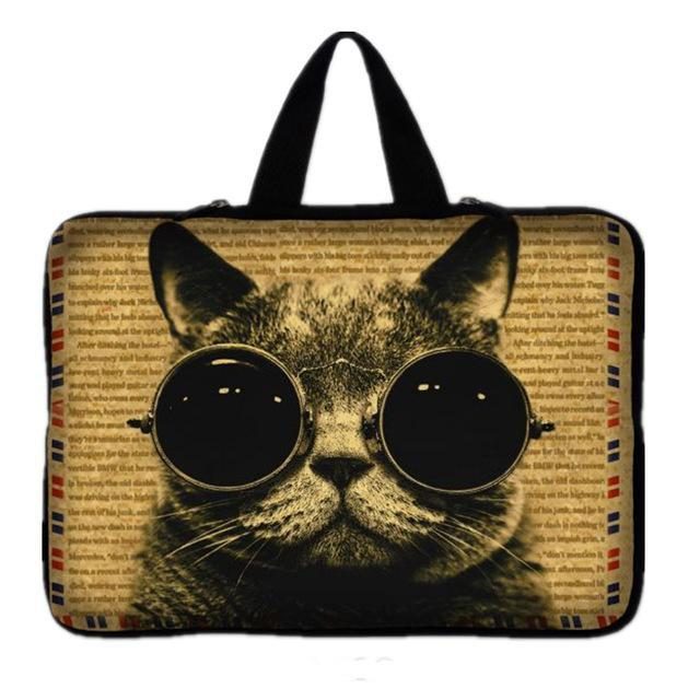 Joli Sac Pour Ordinateur Portable À Imprimé Chat