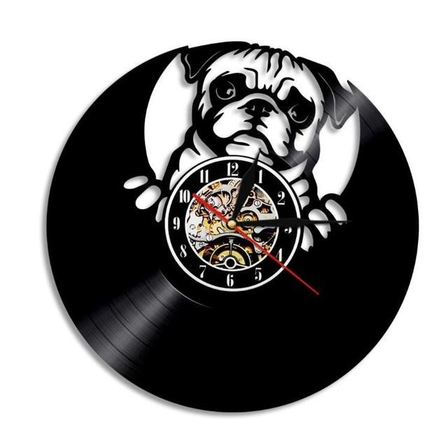 Jolie Horloge Murale En Vinyle