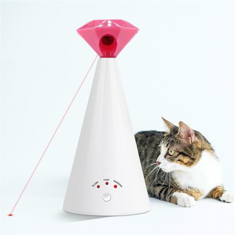 Jouet De Chat Laser En Forme De Diamant