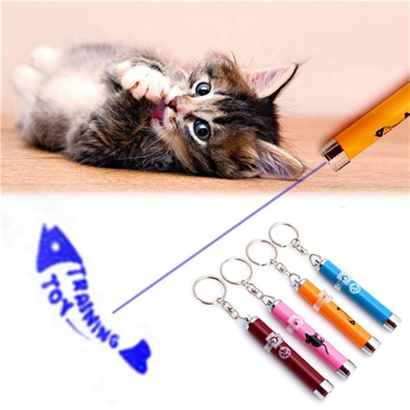 Jouet Drôle De Chat De Stylo De Pointeur Laser Mené