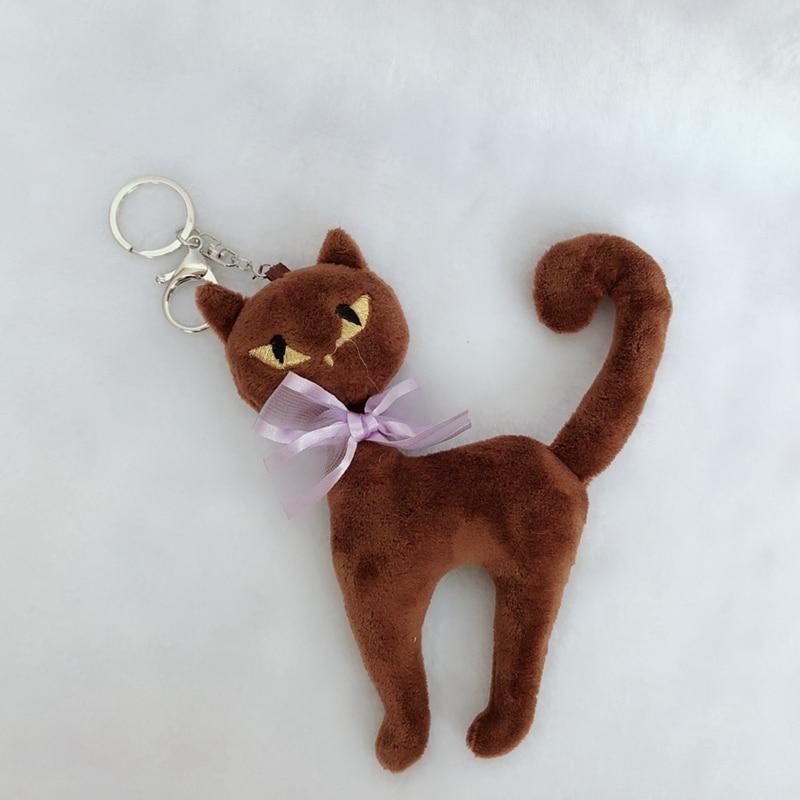 Jouet En Peluche Chat Porte-clés