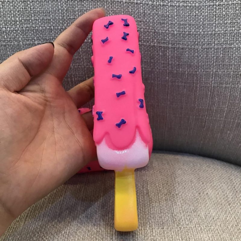 Jouet Grinçant À Mâcher En Forme De Popsicle