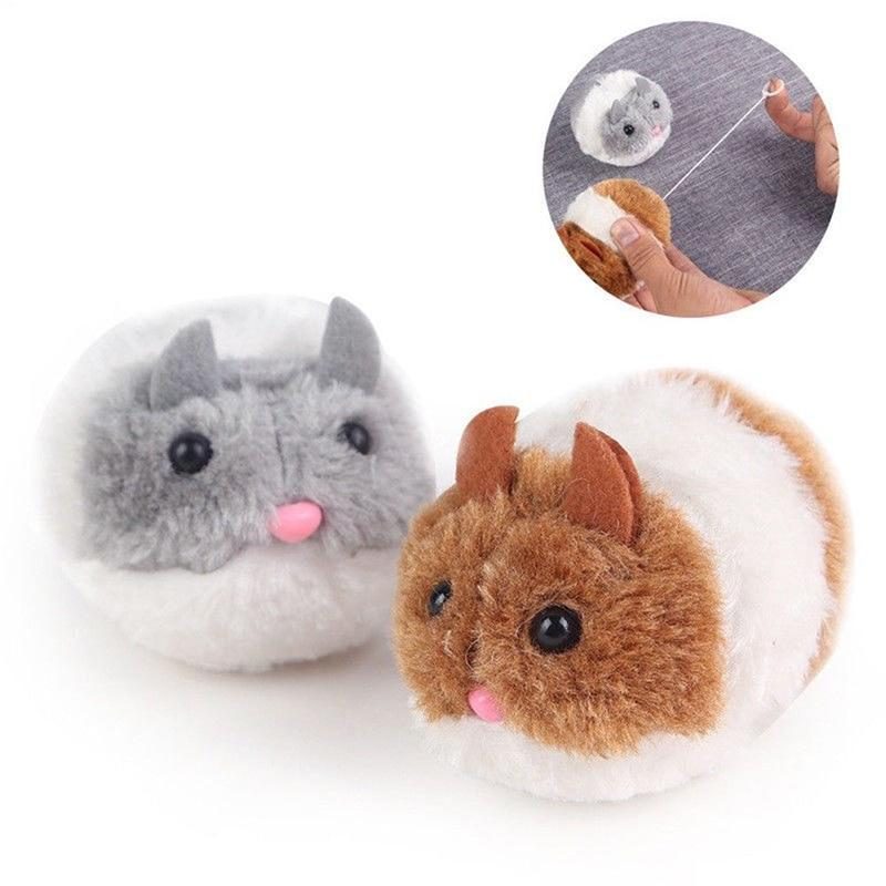 Jouet Interactif De Morsure De Chat Souris En Peluche