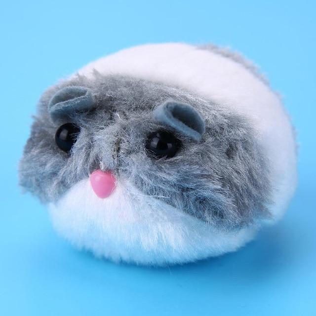 Jouet Interactif De Morsure De Chat Souris En Peluche