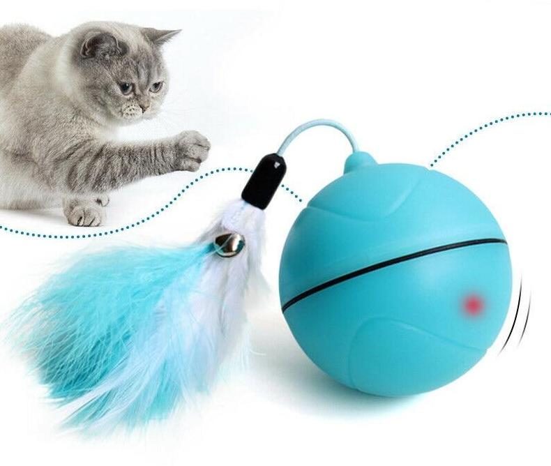 Jouet Pour Animaux De Compagnie À Boule Laser Roulant Électrique