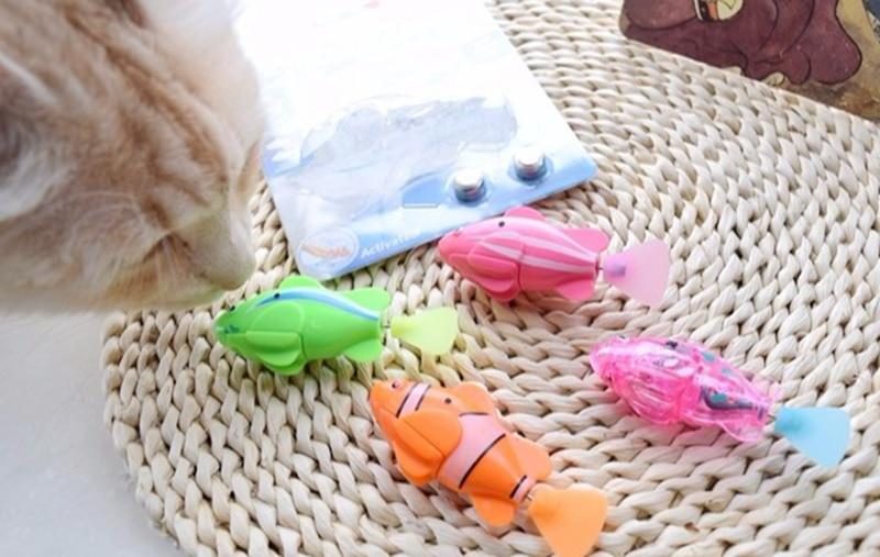 Jouet Pour Chat Poisson À Piles