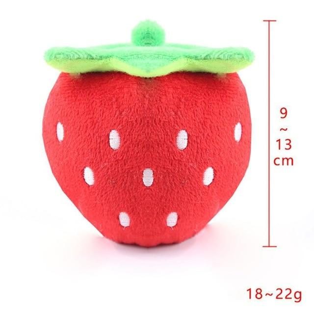 Jouets À Mâcher Grinçants En Forme De Fraise