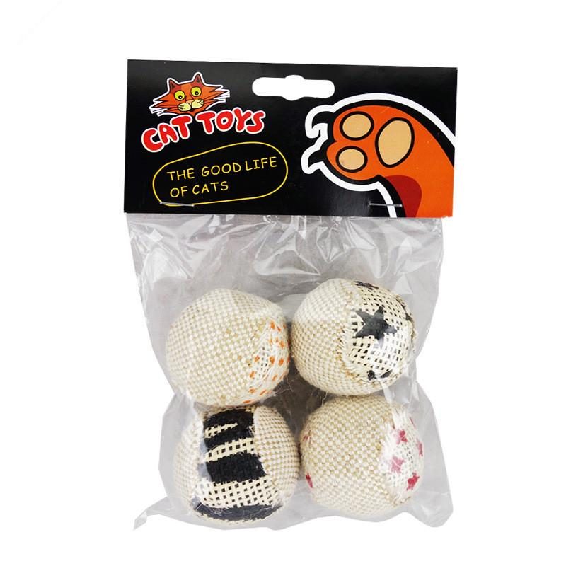 Jouets Interactifs De Chat De Boule 4pcs