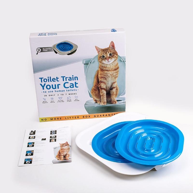 Kit De Formation Sur Les Sièges De Toilette Pour Chat En 4 Étapes Faciles À Apprendre