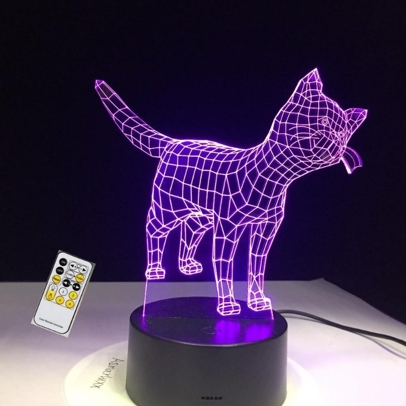 Lampe 3d Chaton Mignon