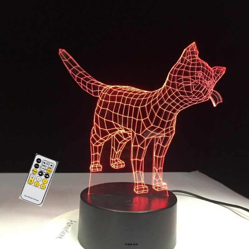 Lampe 3d Chaton Mignon