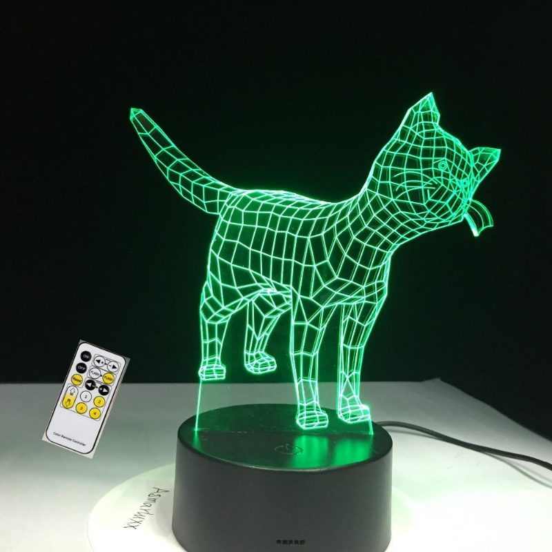 Lampe 3d Chaton Mignon