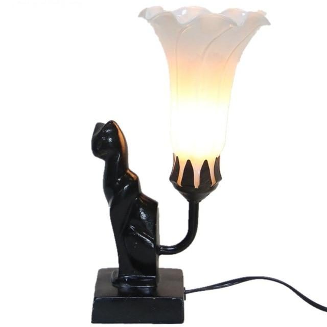 Lampe De Chevet Rétro En Forme De Chat