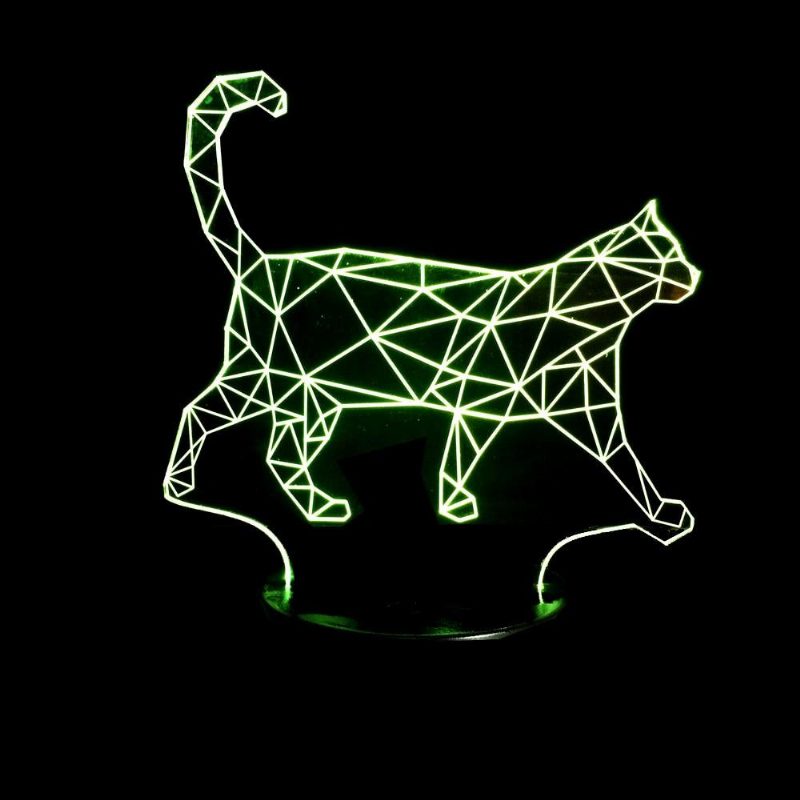 Lampe Led Chat 3d