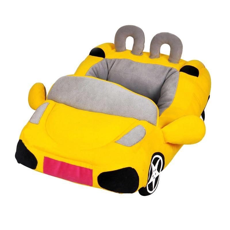 Lit Pour Animal De Compagnie Unique En Forme De Voiture Avec Coussin Amovible