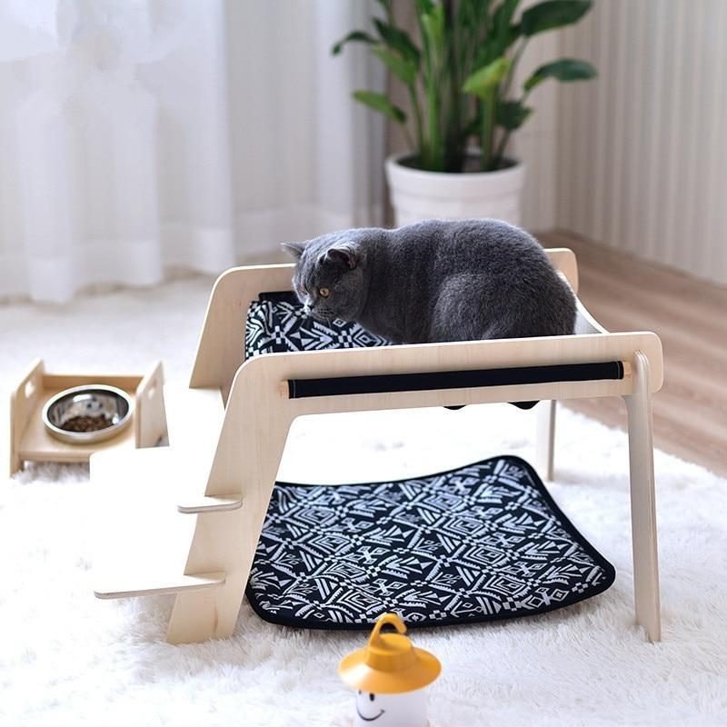 Lit Pour Animaux De Compagnie Avec Escalier