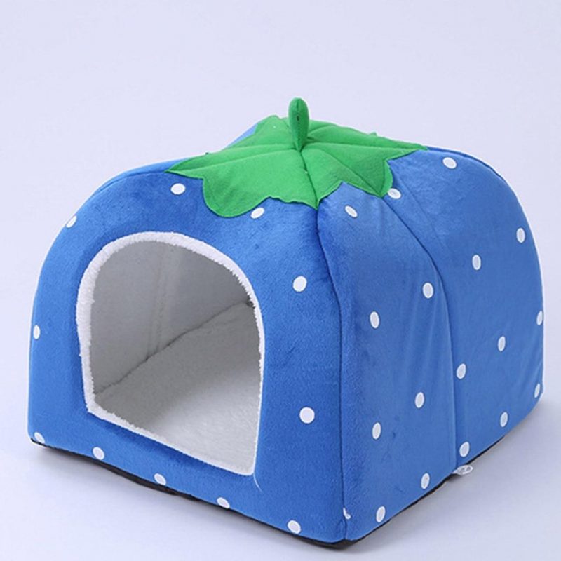 Maison Pliante De Lit De Fraise Pour Animaux De Compagnie