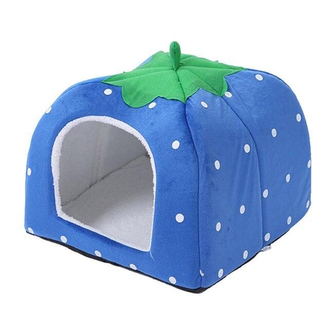 Maison Pliante De Lit De Fraise Pour Animaux De Compagnie