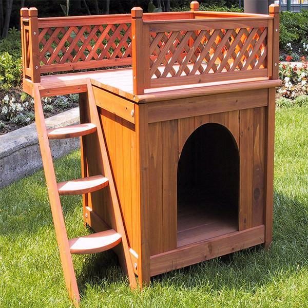 Maison Pour Animaux De Compagnie En Bois - Chambre Avec Vue