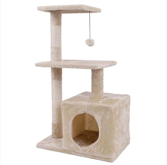 Maison Pour Chat Avec Poteau À Gratter