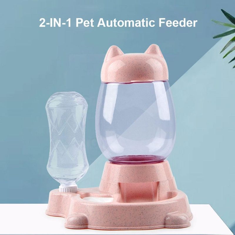 Mangeoire Automatique Pour Animaux De Compagnie 2 En 1