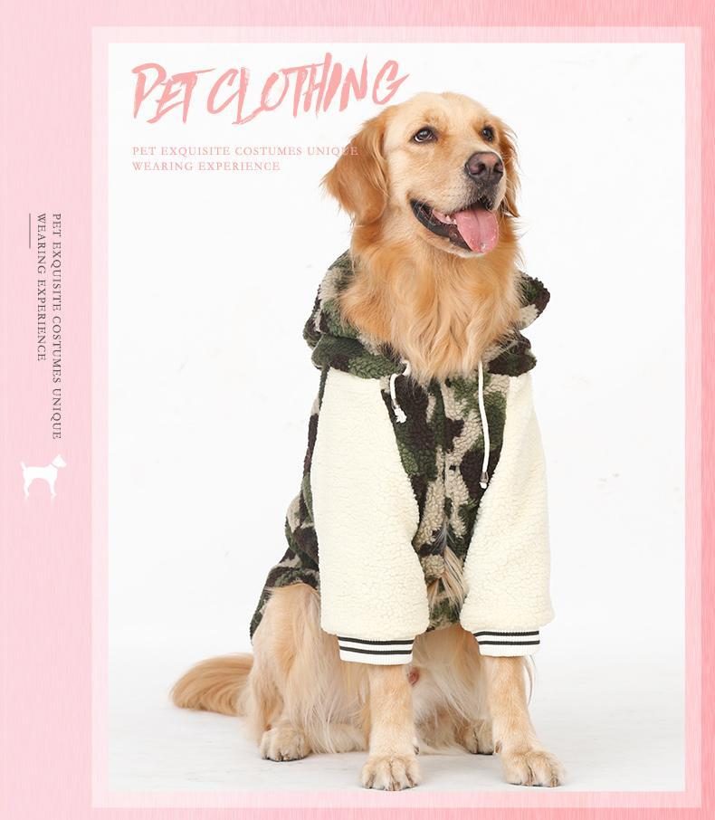 Manteau De Veste À Capuche Pour Chien Camouflage