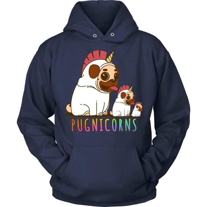 Merveilleux Design De Sweat À Capuche Pugnicorns