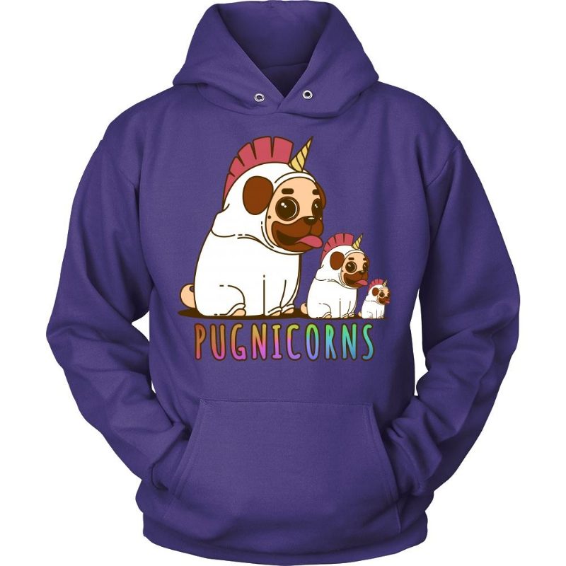 Merveilleux Design De Sweat À Capuche Pugnicorns