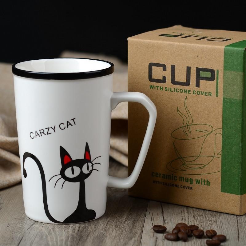 Mignonne Tasse De Chat En Céramique Créative Pour Les Amateurs De Café