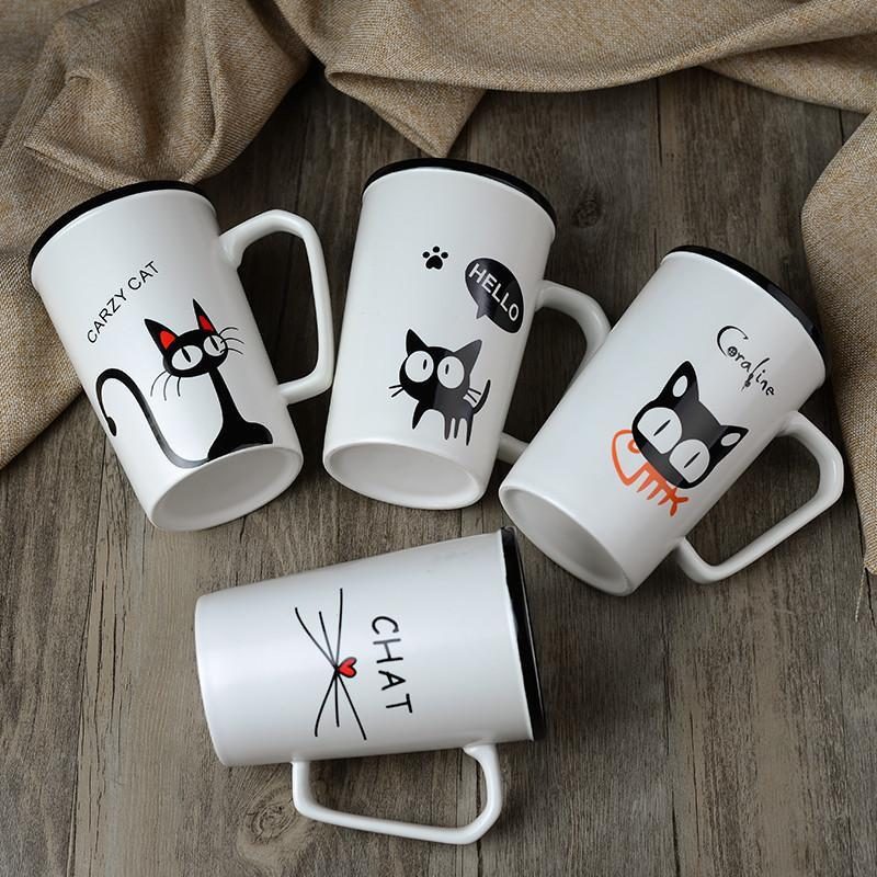 Mignonne Tasse De Chat En Céramique Créative Pour Les Amateurs De Café