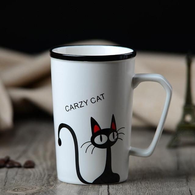 Mignonne Tasse De Chat En Céramique Créative Pour Les Amateurs De Café