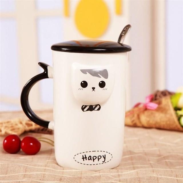 Mignonne Tasse D'humeurs De Chat 3d