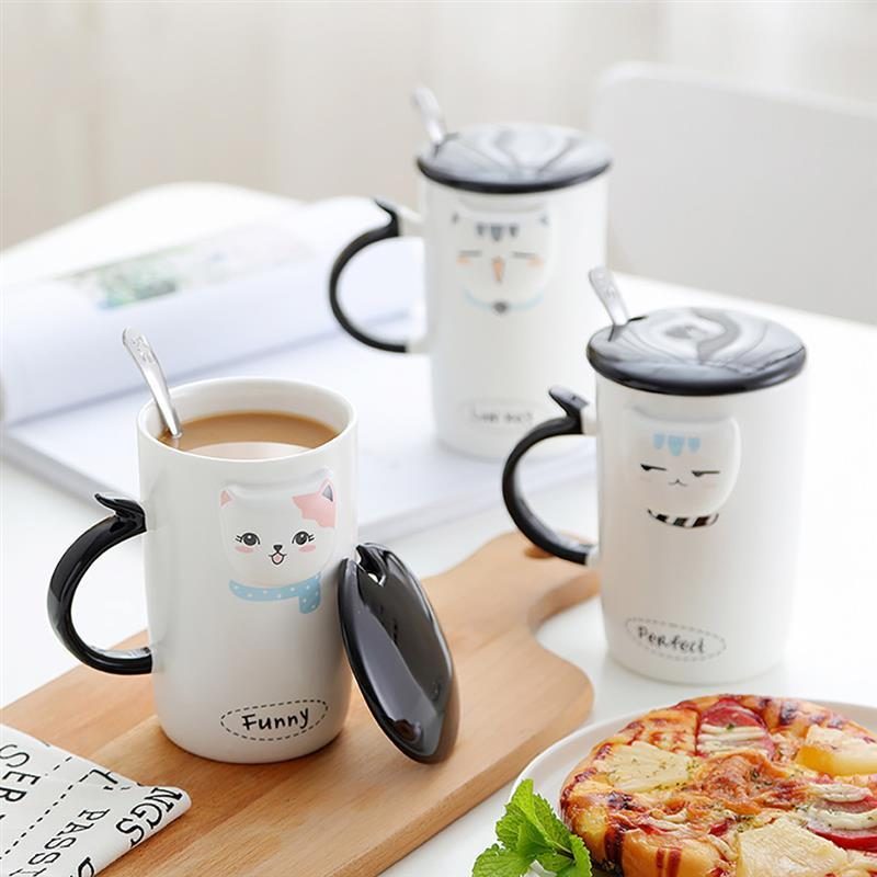 Mignonne Tasse D'humeurs De Chat 3d