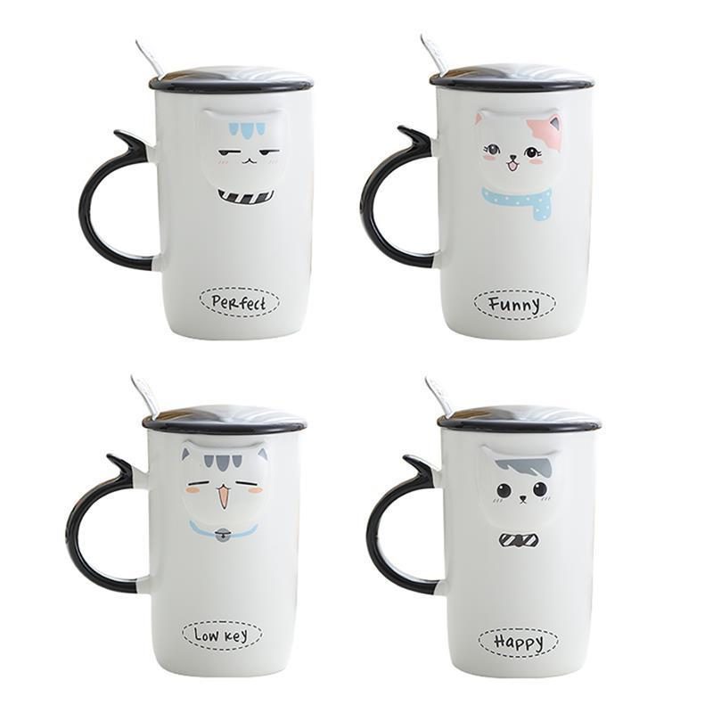 Mignonne Tasse D'humeurs De Chat 3d