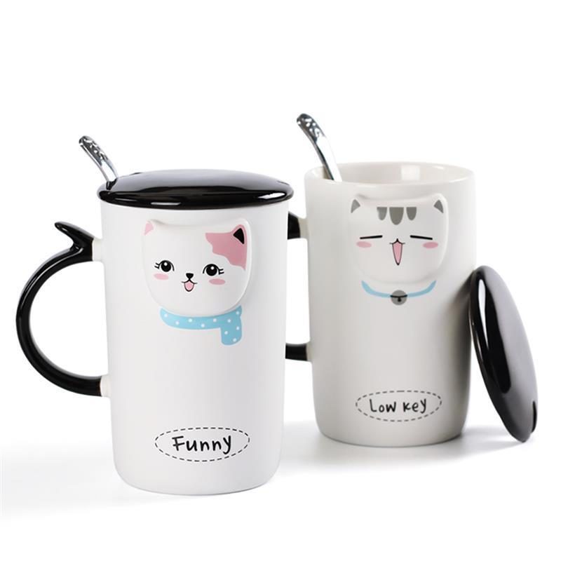 Mignonne Tasse D'humeurs De Chat 3d