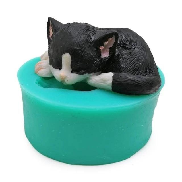 Moule À Gâteau Fondant Chaton 3d