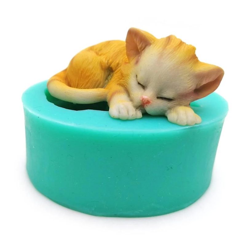 Moule À Gâteau Fondant Chaton 3d