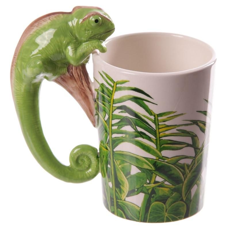 Mug 3d En Forme De Caméléon