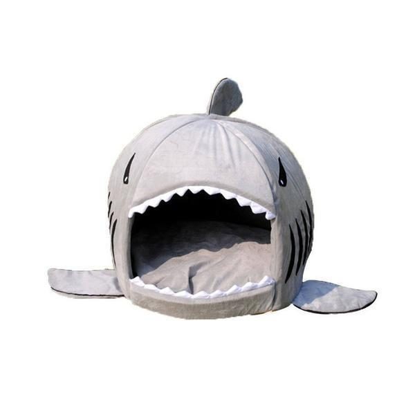 Niche Pour Chien Requin Avec Coussin De Lit Amovible