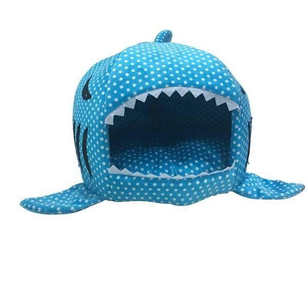 Niche Pour Chien Requin Avec Coussin De Lit Amovible