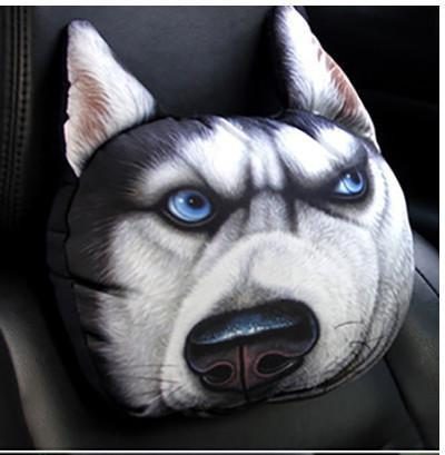 Oreiller De Chien De Coussin De Cou De Tête De Voiture 3d