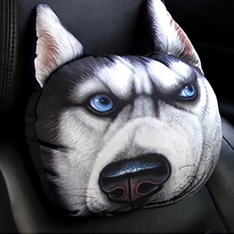 Oreiller De Chien De Coussin De Cou De Tête De Voiture 3d